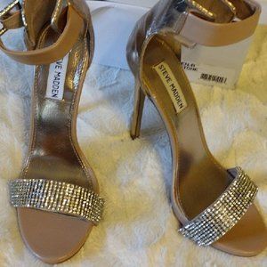 Steve Madden Rhinestone Stiletto Sandals